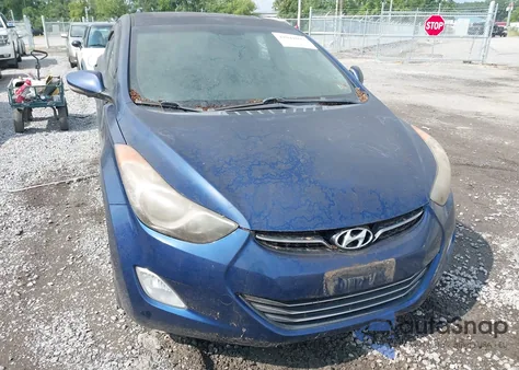 2013 Hyundai Elantra Limited from USA, damaged, VIN KMHDH4AE3DU688713
